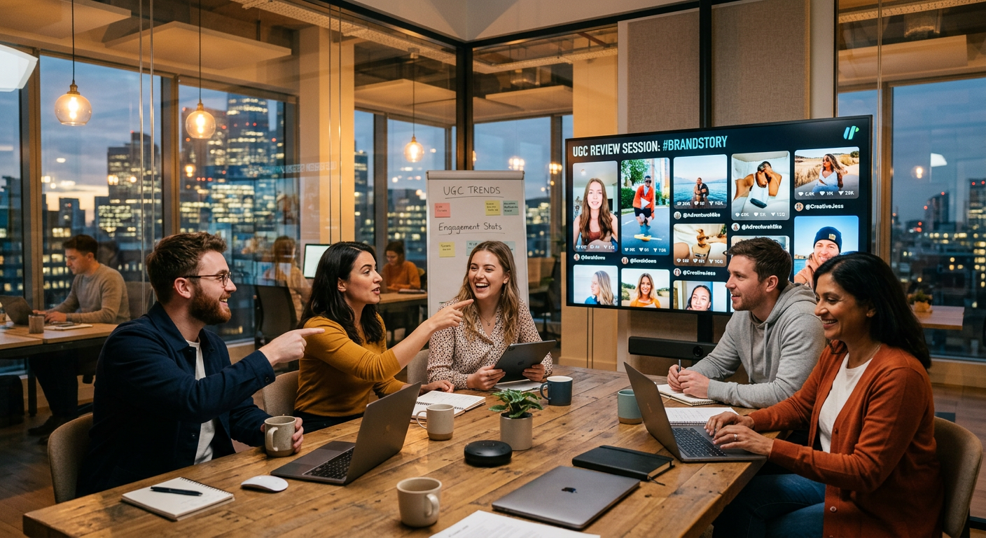 Brand and creator campaign workflow with escrow payment and deliverable review