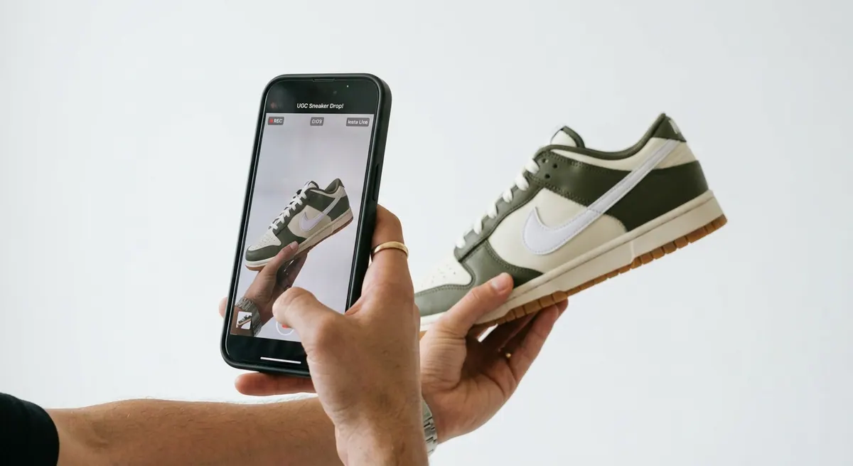 Shopify brand product content concept for AI UGC creative testing